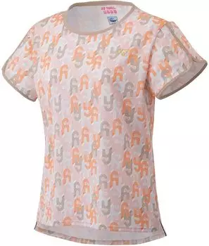Рубашка с коротким рукавом Game Shirt Sunshine Orange XO [Yonex] женская (488)