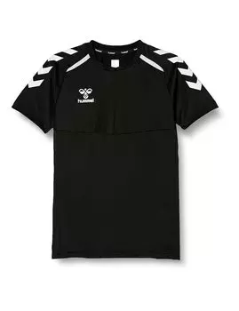 Рубашка с коротким рукавом HB Slim Practice Shirt Black S [Hummel] Мужская (90)
