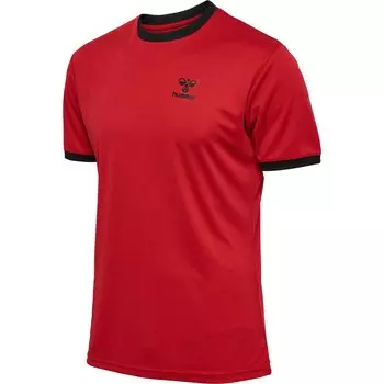 Рубашка с коротким рукавом humQ4 POLY JERSEY POMPEIAN RED M [Hummel] S/S (4120)