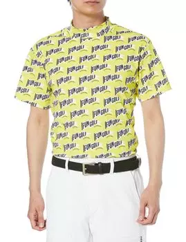 Рубашка с коротким рукавом и воротником-стойкой Water Quick Cool Golf Innerwear 4 [Jack Bunny] Мужская (Узор по всей поверхности, Впитывающий, Сухой, Приятный на ощупь) / / 262-4167417