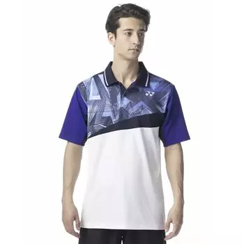 Рубашка с коротким рукавом, игровая рубашка, белая, SS [Yonex] (011)