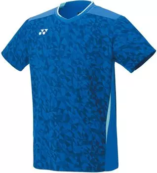 Рубашка с коротким рукавом, игровая рубашка, синяя, SS [Yonex] (Подходящий стиль) Мужской (002)