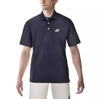 Рубашка с коротким рукавом, игровая рубашка, темно-синяя, размер L [Yonex] (019)