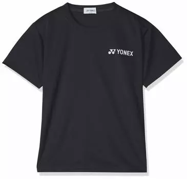 Рубашка с коротким рукавом JUNIOR Dry Shirt Boys Black Japan J120 — японский размер [Yonex] (007) (эквивалент 120)