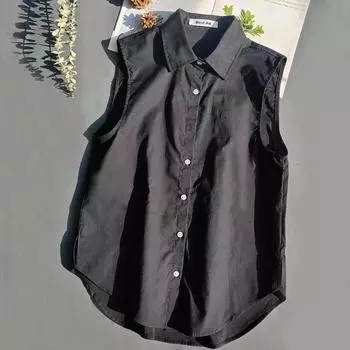 Рубашка с поддельным воротником, детская качественная, удлиненная поддельная кромка воротника, юбка, рубашка S