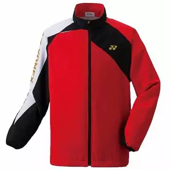 Рубашка с подкладкой и ветровкой 70063 496 Sunset Red SS [Yonex]