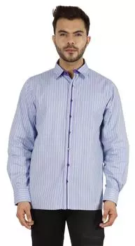 Рубашка с принтом Bestman для мужской хлопчатобумажной офисной одежды с длинными рукавами на пуговицах формальная 3XL белый