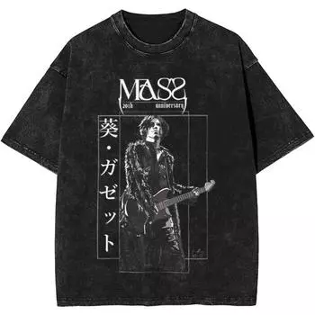 Рубашка с варкой Харадзюку The GazettE AOI Юбилейное 20-летие Мерч Новинка Футболки Харадзюку Уличная одежда Футболка с коротким рукавом S