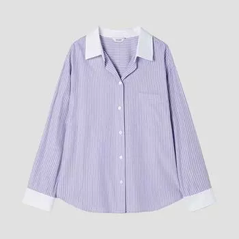 Рубашка Shs Miss Stripe Collar Swwstp12080 Lv light violet/55