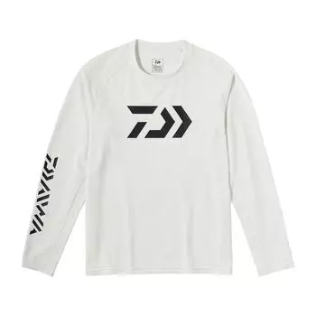 Рубашка Sunblock Dry Shirt белая [DAIWA] DE-5324