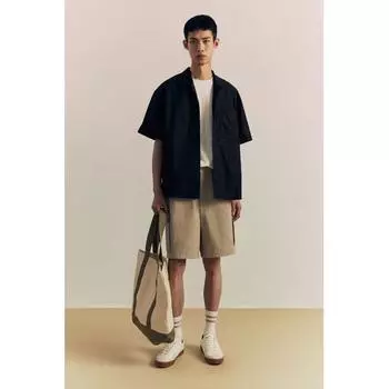 Рубашка свободного кроя HM для похода, черная XS