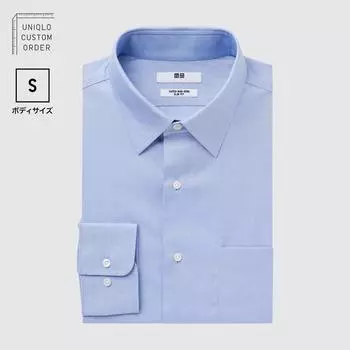 Рубашка UNIQLO JAPAN Super NonIron Slim Fit, обычные цвета, размер, длинный рукав