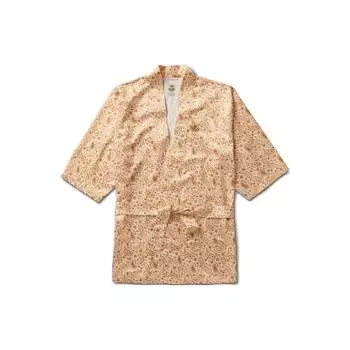 Рубашка Vans All Over Print Lace-Up Short Sleeve Shirt Men Shirts Sand-White VN0A7PTUYK0 M