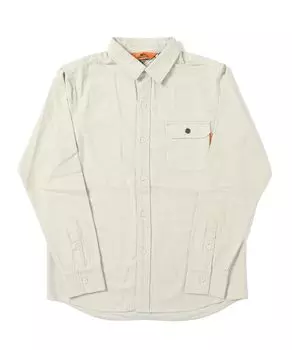 Рубашка Viera однотонная с длинным рукавом натурального цвета [CLIFFE MAYER], мужская, средняя,