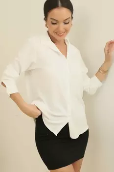 Рубашка в блестящую полоску