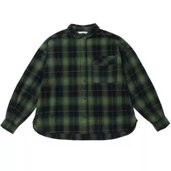 Рубашка в клетку Fade [Nanga] (Женский) М/ЗЕЛЕНЫЙ зелёный