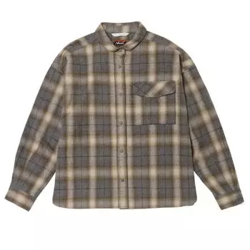 Рубашка в клетку Fade [Nanga] (Женский) М/СЕРЫЙ серый