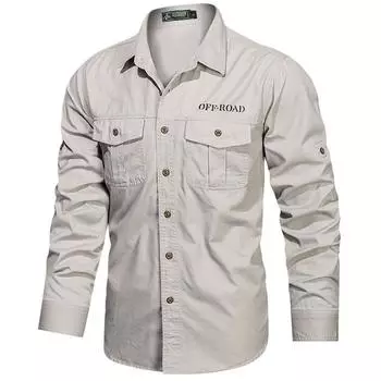 Рубашки, мужские куртки, тонкая рабочая одежда на весну и осень, повседневная дышащая мужская одежда, модные солнцезащитные куртки, весенние и осенние топы M