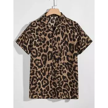 Рубашки мужские || Мужские рубашки из мягкого вискозы с разноцветным принтом || Пляж | Прогулка | Дата | Офис | Коллажная рубашка для мальчиков || Подарок для мужчин XS