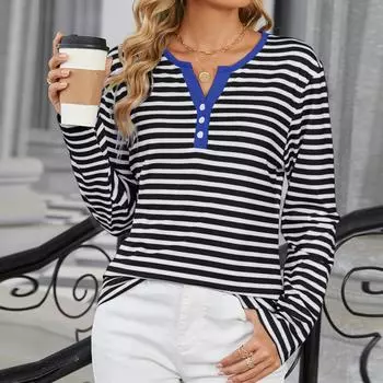 Рубашки с длинным рукавом для женщин, футболки с принтом, блузки, повседневные базовые топы больших размеров, пуловеры XXL чёрный