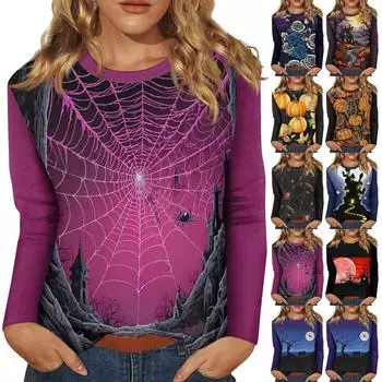 Рубашки с длинным рукавом для женщин, футболки в полоску с графическим принтом, блузки, повседневные базовые топы больших размеров, пуловеры XXXL жёлтый