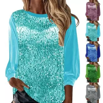 Рубашки с длинным рукавом для женщин Милые топы Футболки с рисунком Блузки Повседневные топы больших размеров Базовые топы Пуловеры L армия зеленый