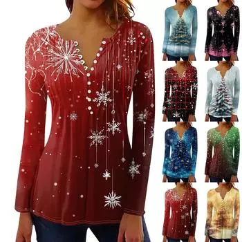 Рубашки с длинным рукавом для женщин, осенняя мода, нарядные повседневные блузки, модные плиссированные туники, топы для леггинсов XL красный