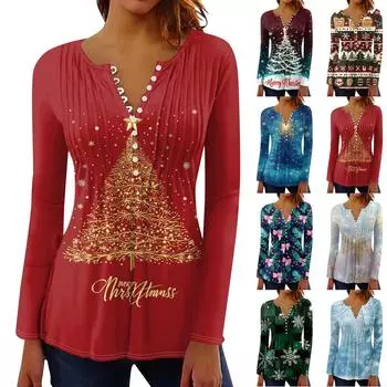 Рубашки с длинным рукавом для женщин, осенняя мода, нарядные повседневные блузки, модные плиссированные туники, топы для леггинсов M красный