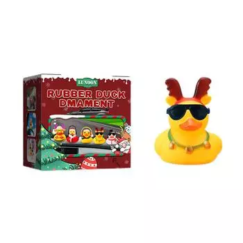 Резиновая крутая уточка для снятия давления, декор для салона автомобиля, уточка для приборной панели, мотоцикла, мото D