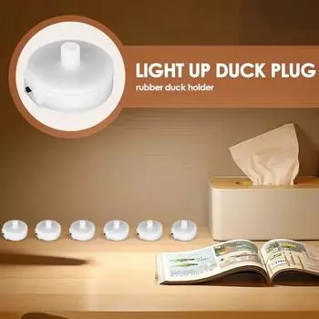 Rubber Duck Car Stand Duck Holder Mount Colorful Light Up Rubber Duck Display Light Up Your Duck And Car CHINA