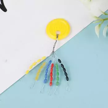 Rubber Float Stops Space Beans Oval Stopper Connector Line Buoys Fishing Float S