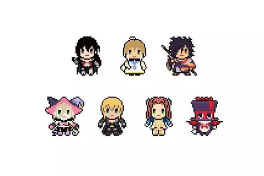 Rubber strap collection Tales of Berseria pixel art 1BOX 8 pieces total 7 types ver. =