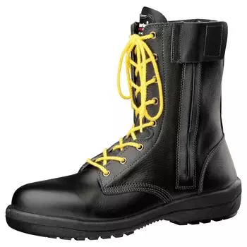Rubber Tech Electrostatic Safety Shoes JIS Standard Long Shoes Regular Work Wide Toecap RT730F All Eyelets Electrostatic Black cm [Midori Anzen] 27.0 чёрный