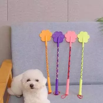 Rubber Training Dog Stick Claw Shaped Training Dog Whip Soft Training Educating Dog L зелёный