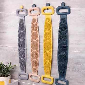 Rubbing Artifact Silicone Bath Towel ADM розовый