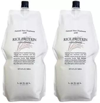 Rubel Натуральное средство для волос с протеином риса RP 1600 мл, набор из 2 шт.