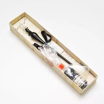 Rubinato Glass Pen Ink Set Black 15/LEO+INK #3