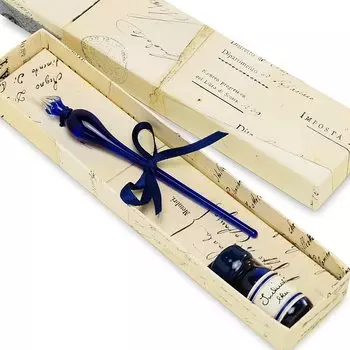 Rubinato Glass Pen Ink Set LEO Blue 15/LEO-BL синий