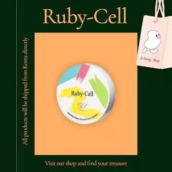 Рубиновая защита клеток Охлаждающая солнцезащитная подушка 25 г УФ-уход, охлаждение, разглаживание морщин, SPF50+, PA++++, увлажнение кожи, успокаивающее действие