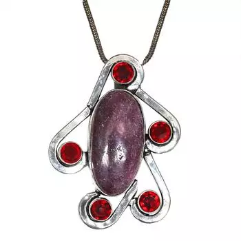 Ruby Garnet Gemstone Mother s Day Handmade Silver Jewelry Pendant 2