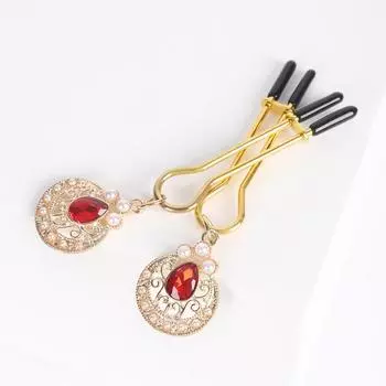 Ruby Milk Clip Женская секс-салфетка Кровать Помощь Флирт Клип Дразнить Инструмент Клип Мими