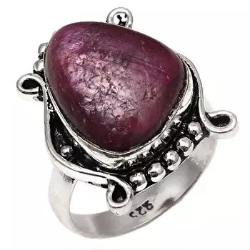 Ruby Sapphire Gemstone Handmade Silver Jewelry 7