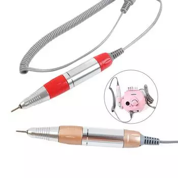 Ручка электрического аппарата 30000 об / мин для маникюра, сверло из нержавеющей стали для педикюра, гелевый наконечник для удаления кутикулы, напильник