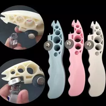 Ручка Ампула Открывалка для бутылок Режущее устройство Шлифовальный круг для стекла Открывалка Помощник медсестры розовый