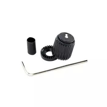 Ручка блокировки LokNob маленькая пластиковая черная D Addario PW-LNS-01B []