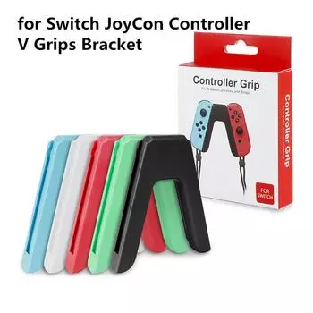 Ручка-держатель для контроллера Switch JoyCon для Nintendo Switch, держатель для NS OLED, подставка-держатель для геймпада V-образной формы красный