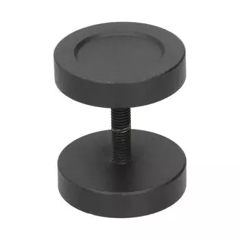 Ручка для амбарной двери из углеродистой стали, круглая ручка для раздвижной двери для гаражей, шкафов, ворот, дверей