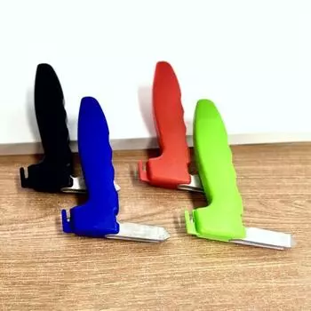 Ручка для автомобильной двери 3-в-1, трость для автоматического поручня, молоток безопасности, резак для ремня безопасности, переносная ручка для поддержки автомобиля, средство передвижения для пожилых людей чёрный