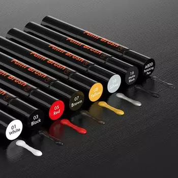 Ручка для автомобильной краски, профессиональная, нетоксичная, водостойкая, для постоянного ремонта, прозрачная, для удаления царапин, водонепроницаемая красный