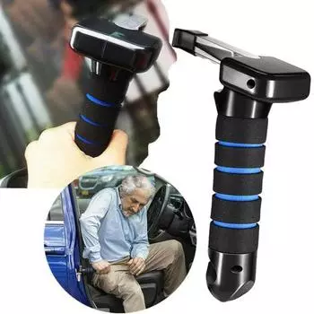 Ручка для автомобиля трость для пожилых людей Дверной подлокотник Вспомогательная ручка Легкая ручка для двери автомобиля для пожилых людей Портативная вспомогательная ручка для людей с ограниченной подвижностью красный
